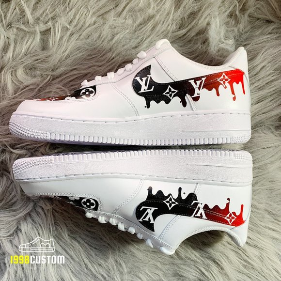 Authentic Nike Air Force 1 Custom Free Shipping - Picture 2 of 6